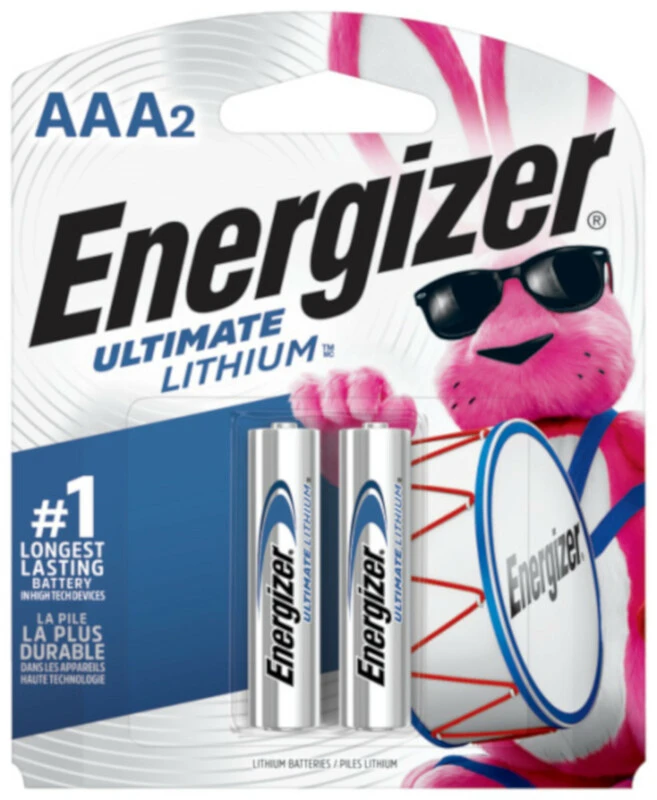 Ultimate Lithium Batteries, Aaa, 2-pk.