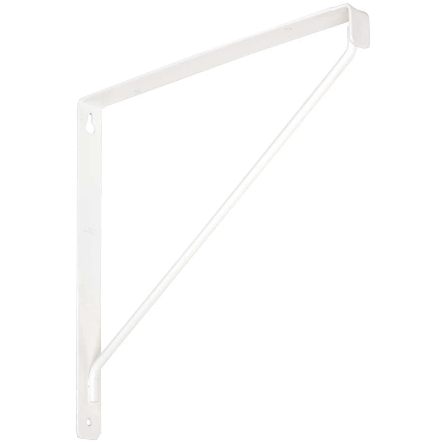 White Metal Shelf Bracket For Wall Mounting, Heavy Duty Support