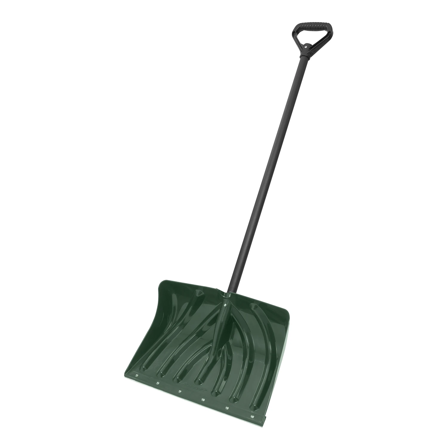 Poly Snow Shovel And Pusher With Black 18 Inch Blade