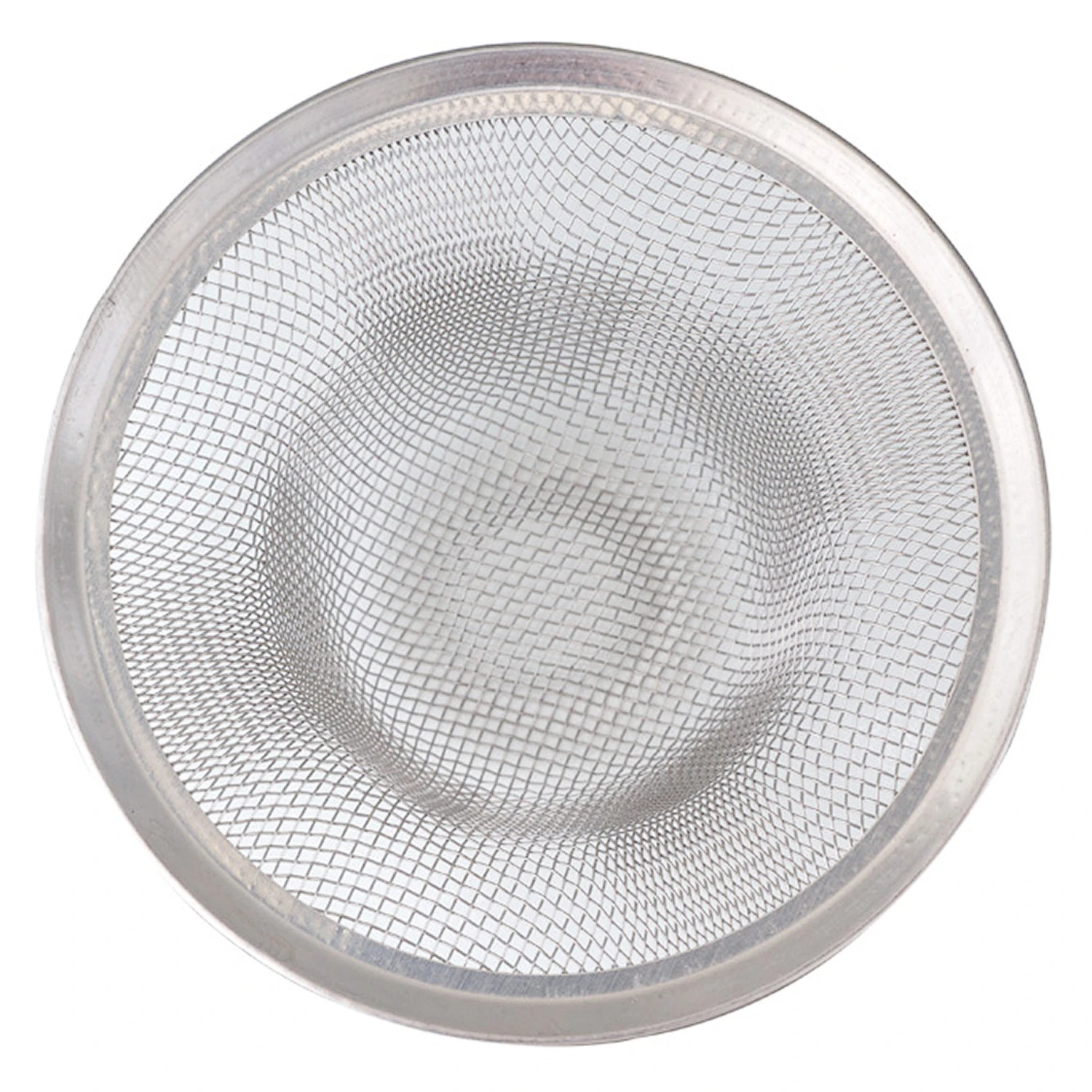 Stainless Steel Shower Mesh Strainer With Chrome Ring For Shower Stall Drains