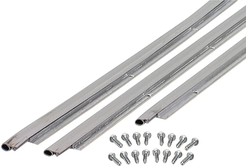 36 In. X 7 Ft. Nickel Door Jamb Weatherstrip Kit With Fasteners