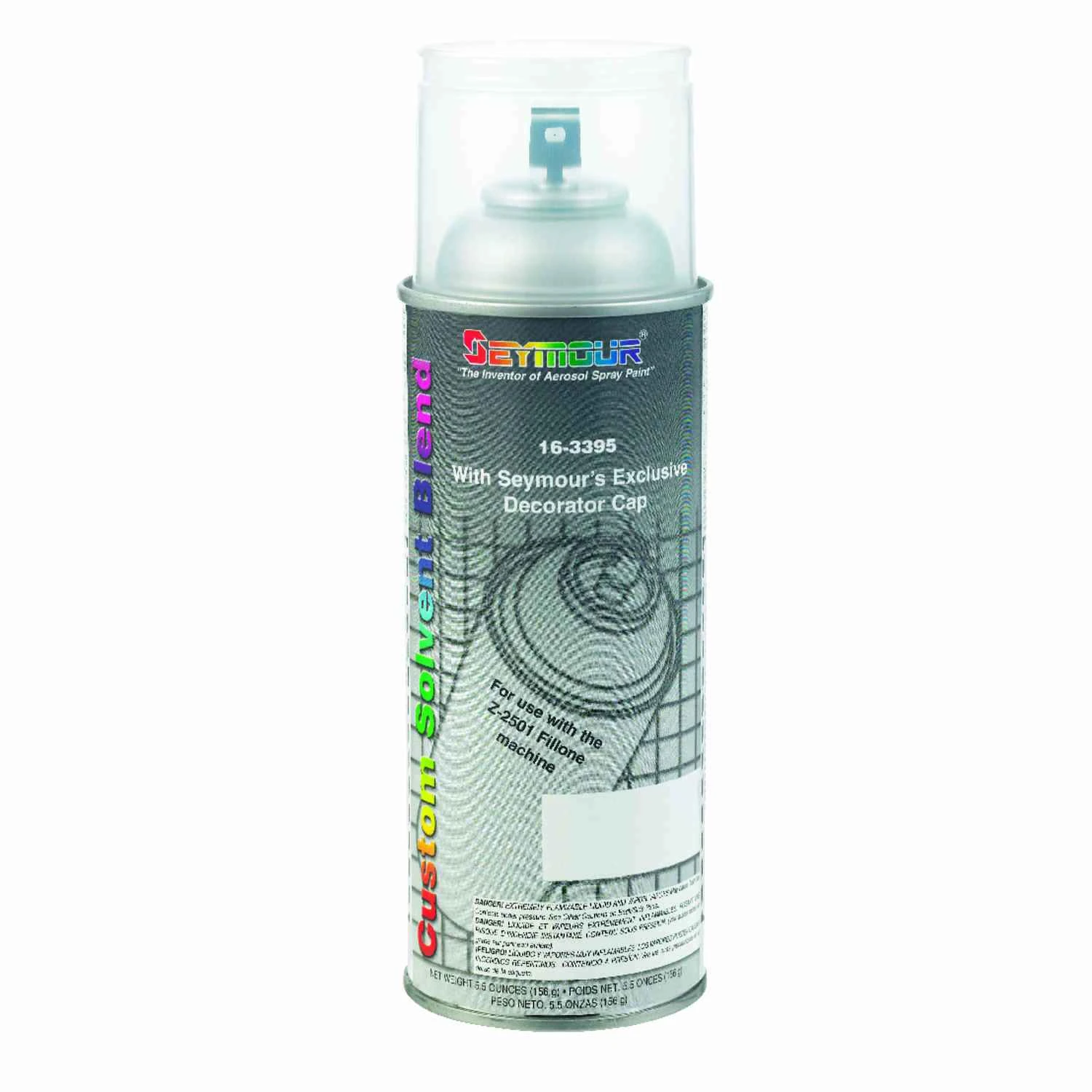 Solvent Blend Spray Can For No Clean Fill Machine, 12 Ounce