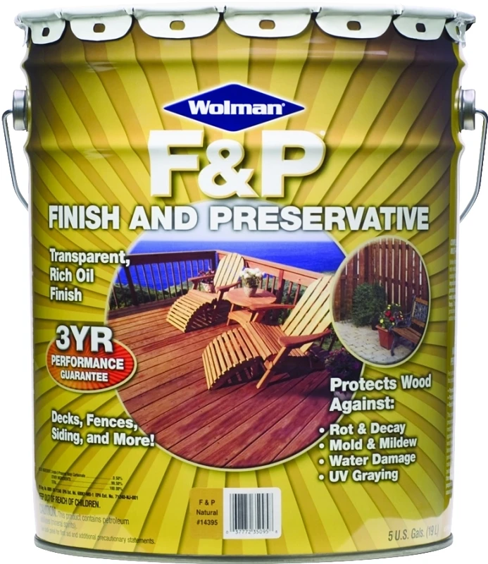F&p Satin Cedar Oil-based Wood Finish 5 Gallon Container