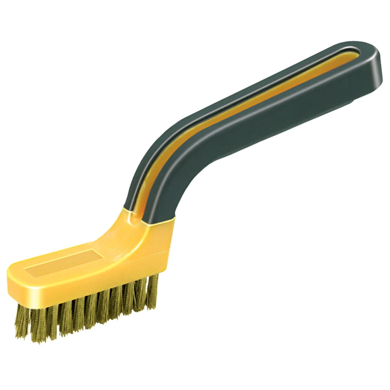0.75 In. W X 7 In. L Brass Stripping Brush With Soft Grip Handle