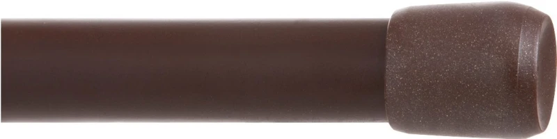 Carlisle Adjustable Spring Tension Rod In Brown, Extends From 48 Inches To 75 Inches