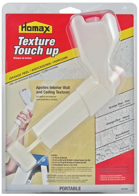 Ceiling Texture Touch-up Kit With Sprayer, Dry Mix, And Tools