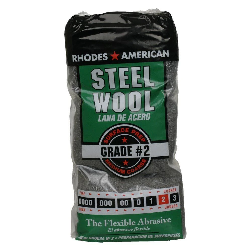 Steel Wool Pads, #2 Medium-coarse, 12-pk.