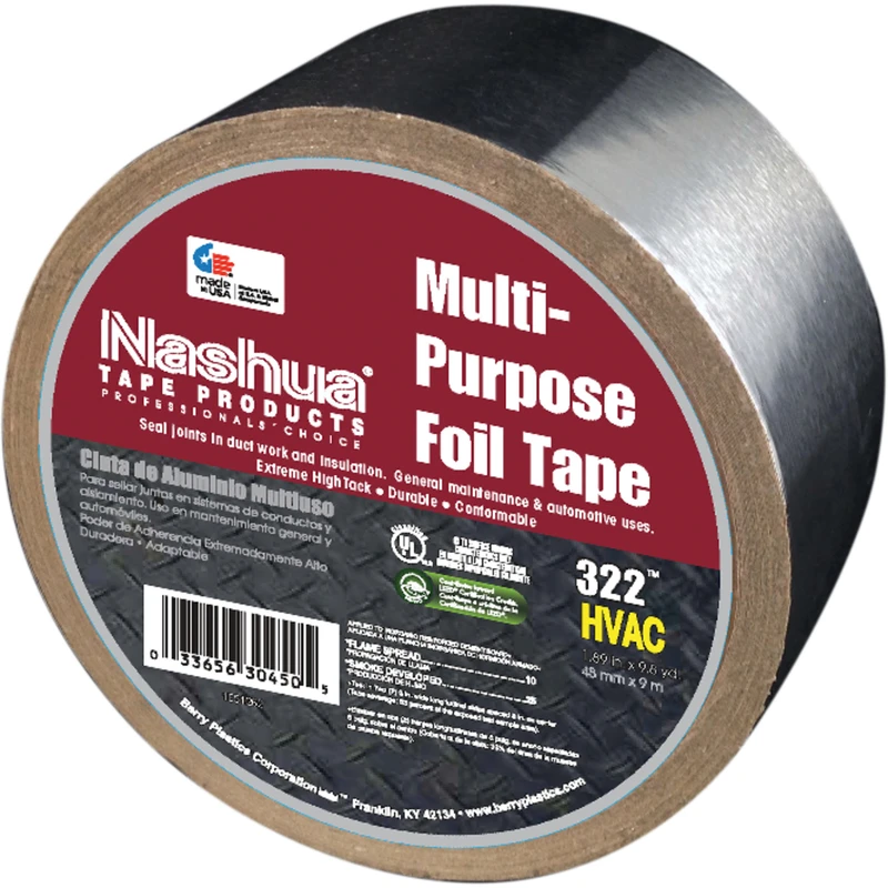 Foil Tape, 1.89 Inches By 10 Yards, High Adhesion, Heat Resistant