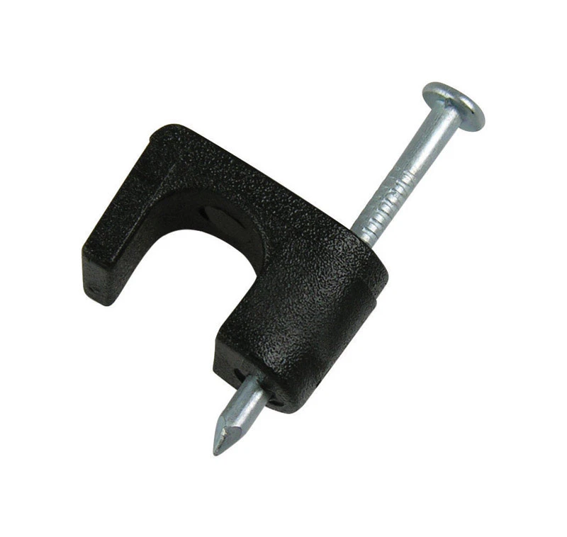 Black Single Nail Masonry Mount Staples, 25-pk.
