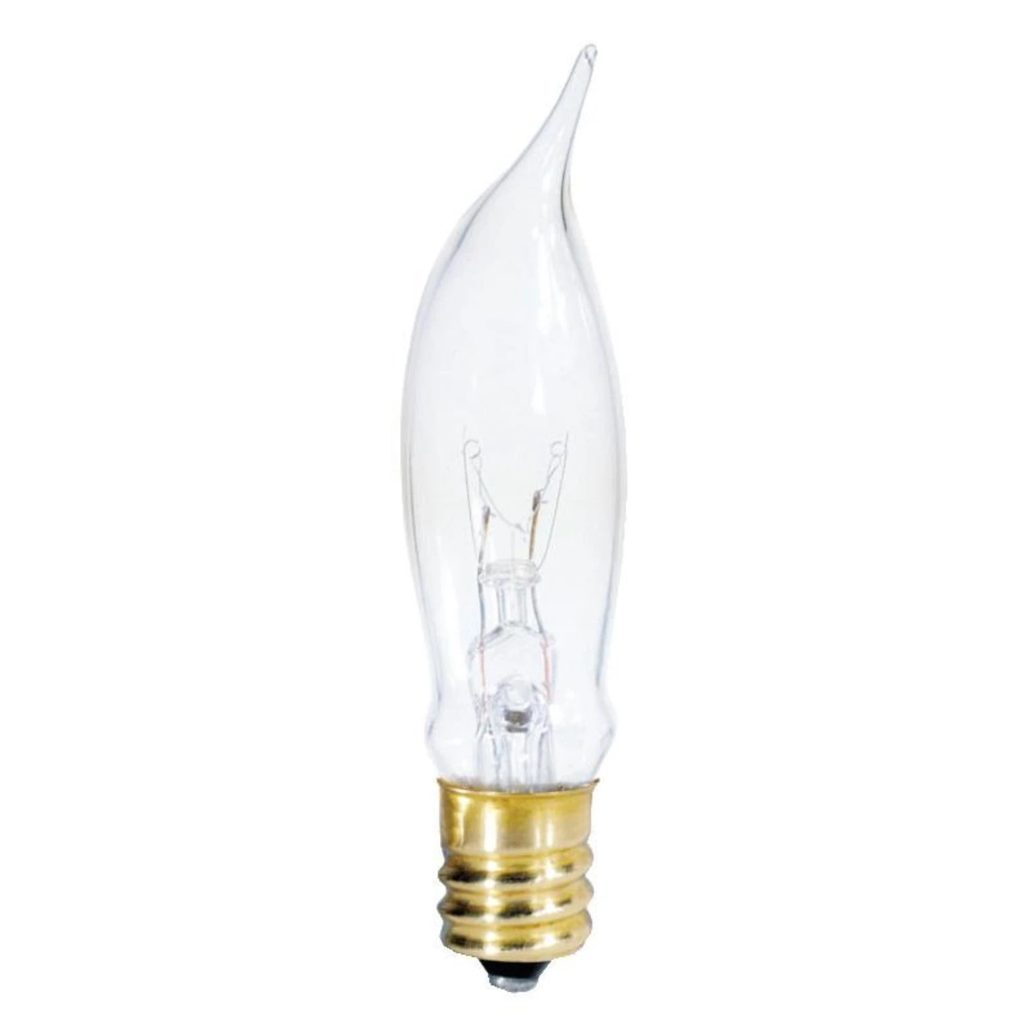 3-pk., Clear Flame-tip Light Bulb