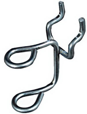 1/2-inch Single Tool Holder For Perforated Board, 3-pack