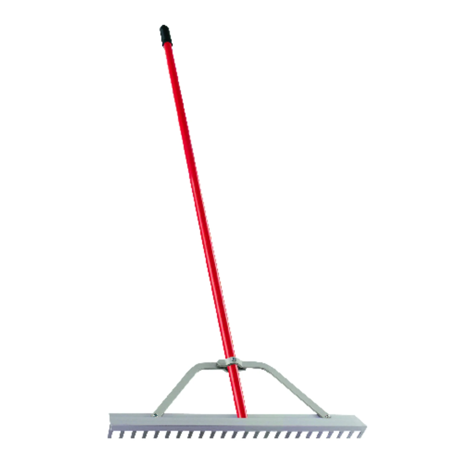 67 In. Aluminum Landscape Rake With 24 Tines And Comfort Grip Handle