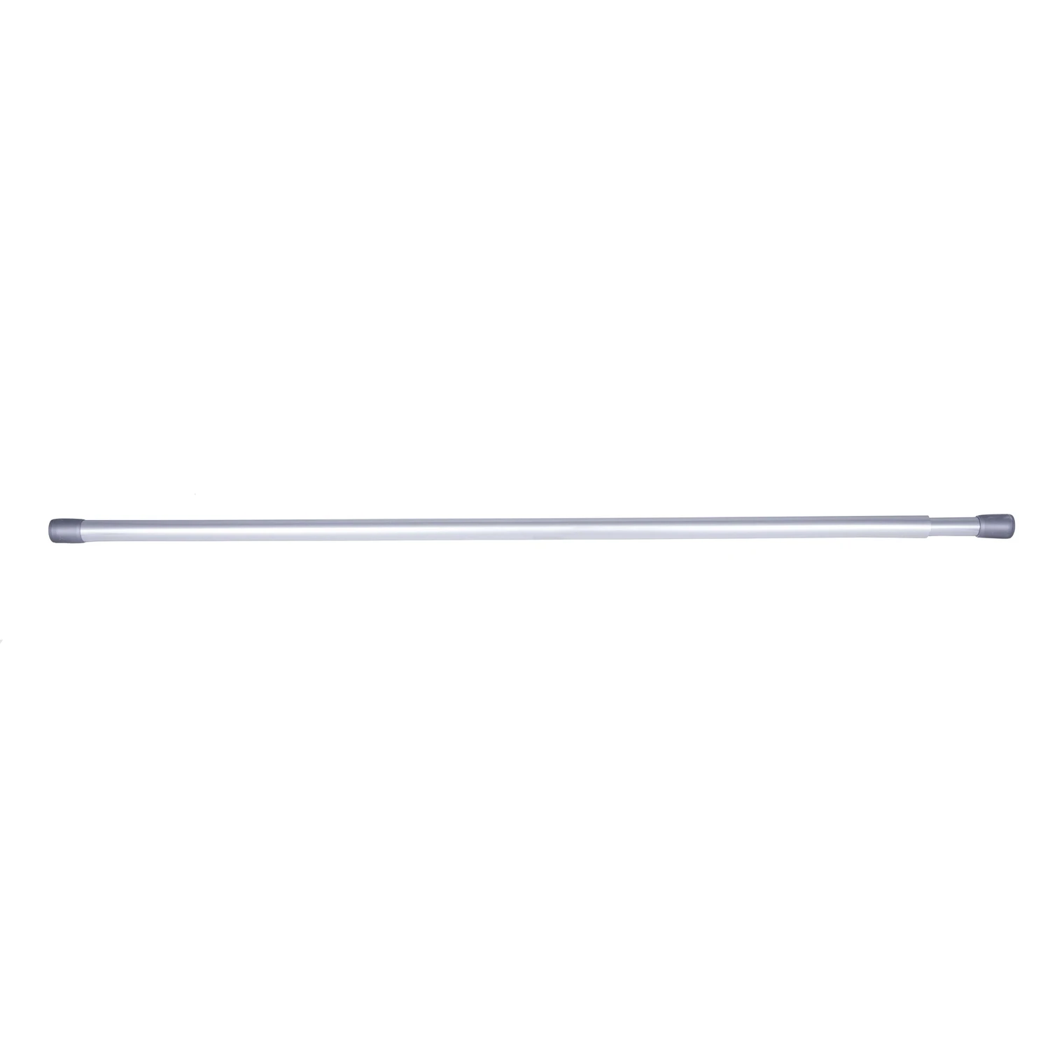 Carlisle Spring Tension Curtain Rod Chrome Finish 5/8 Inch Diameter Adjustable 28 To 48 Inch Length
