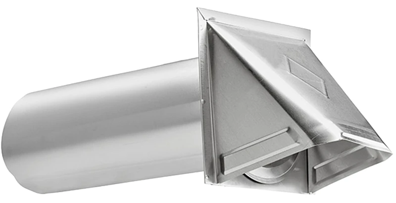 4 Inch Aluminum Exhaust Wall Hood Vent With 11 Inch Tail Pipe