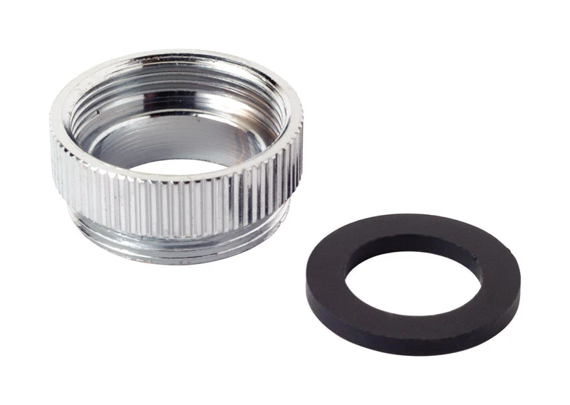Chicago Faucet Aerator Adapter, Lead-free Brass, Chrome-plated