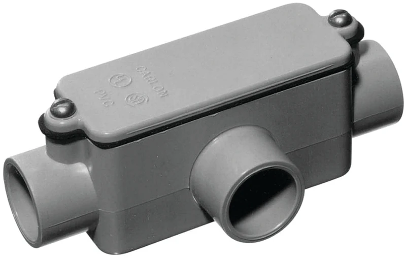 Polyvinyl Chloride Access Fitting Type T, One Half Inch