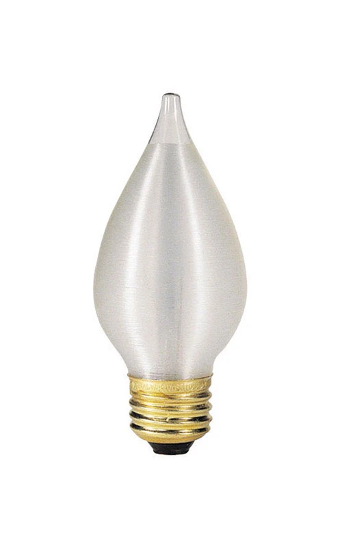 60-watt White Glowescent Spun Satin Light Bulb