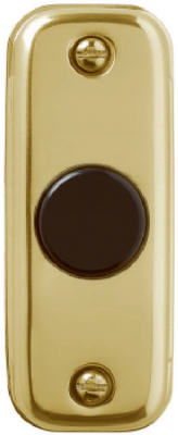 Black Door Chime Push Button For Wired Door Chime System