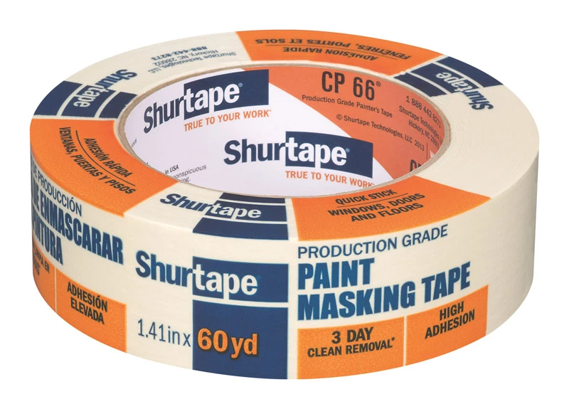 Shurtape 1.41 In. W X 60 Yd. L Tan 1 Pk Masking Tape High Strength