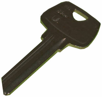 Nickel/ Brass 6-pin Sargent Lock Key Blank