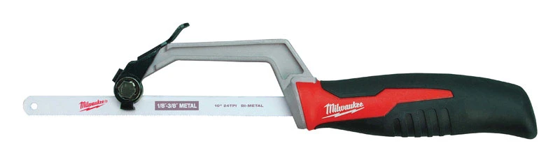 10 Inch Compact Hacksaw With Ergonomic Handle For Precision Cutting