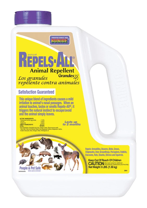 Repels-all Animal Repellent Granules For Deer And Rabbit, Ready-to-use, 3 Pounds