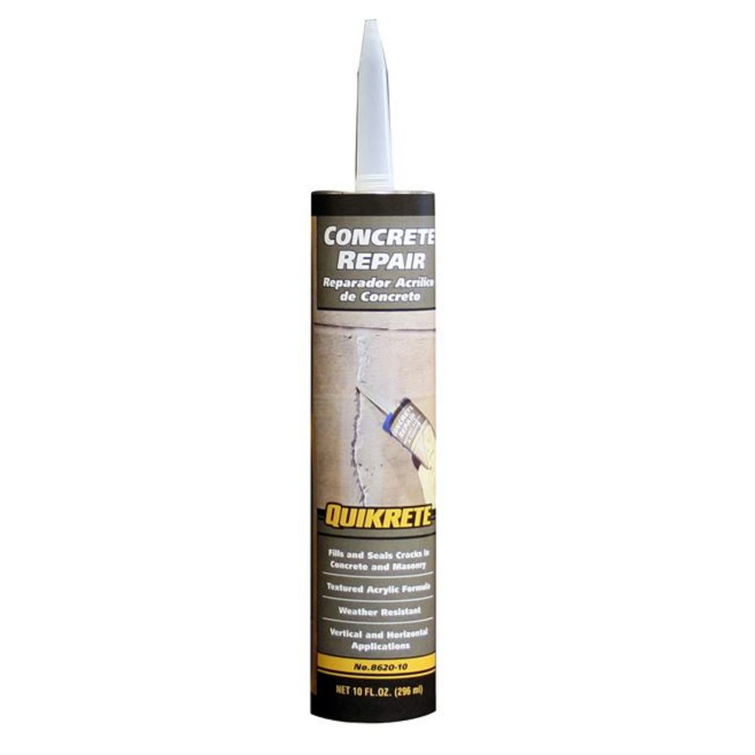 Concrete Repair, 10 Ounce Tube For Durable Surface Restoration