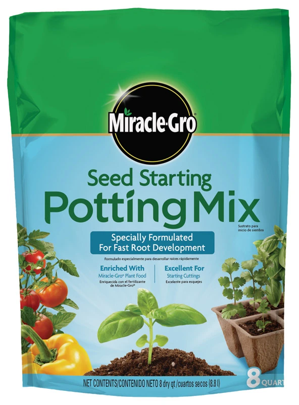 Seed Starter Potting Mix 8 Quart Bag For Optimal Seed Germination And Growth