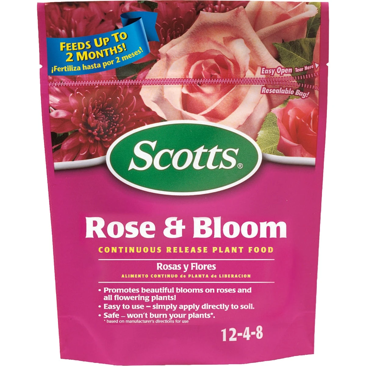 Rose And Bloom Continuous Release Plant Food Fertilizer, 3 Pounds
