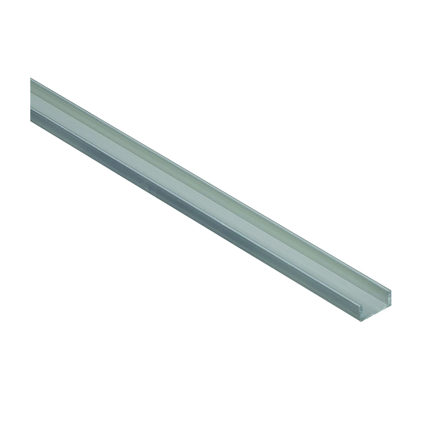 Aluminum Mill 1/2 In. X 8 Ft. U-channel For Trim And Framing
