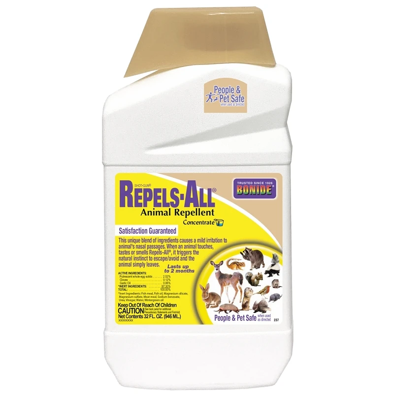 Repels-all Natural Deer Rabbit And Animal Repellent Concentrate 32 Ounce