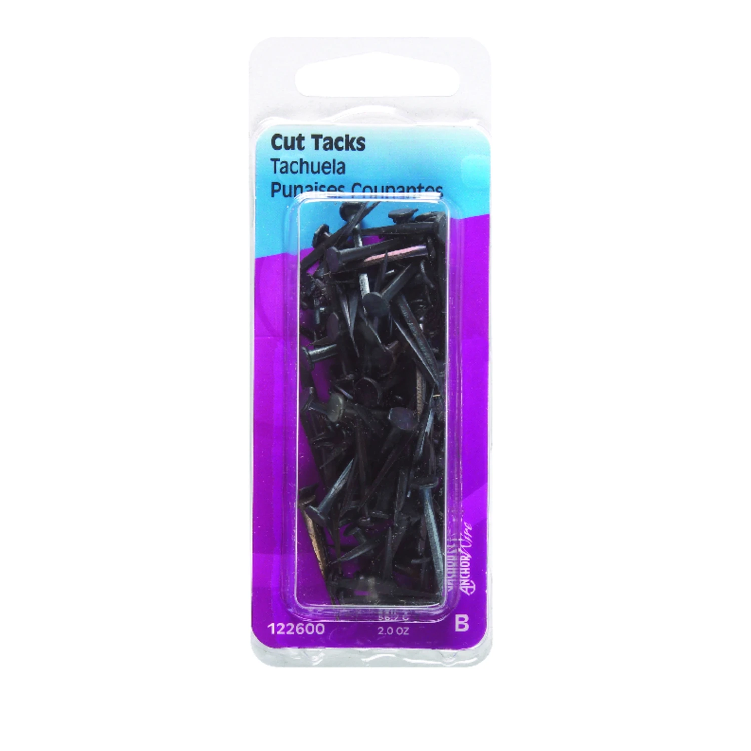 #22 Blued Cut Tacks, 1-in., 2-oz.