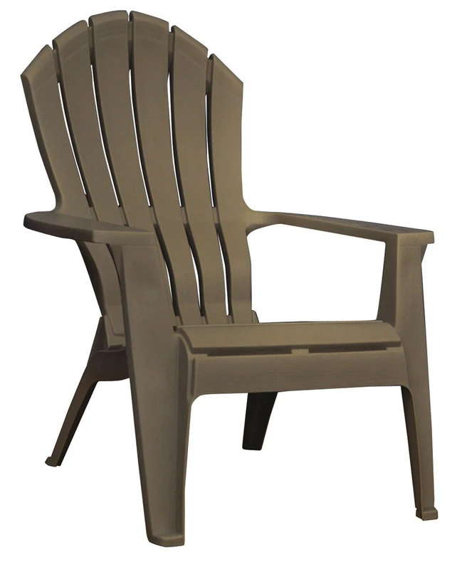 Realcomfort Ergonomic Adirondack Chair In Earth Brown Finish