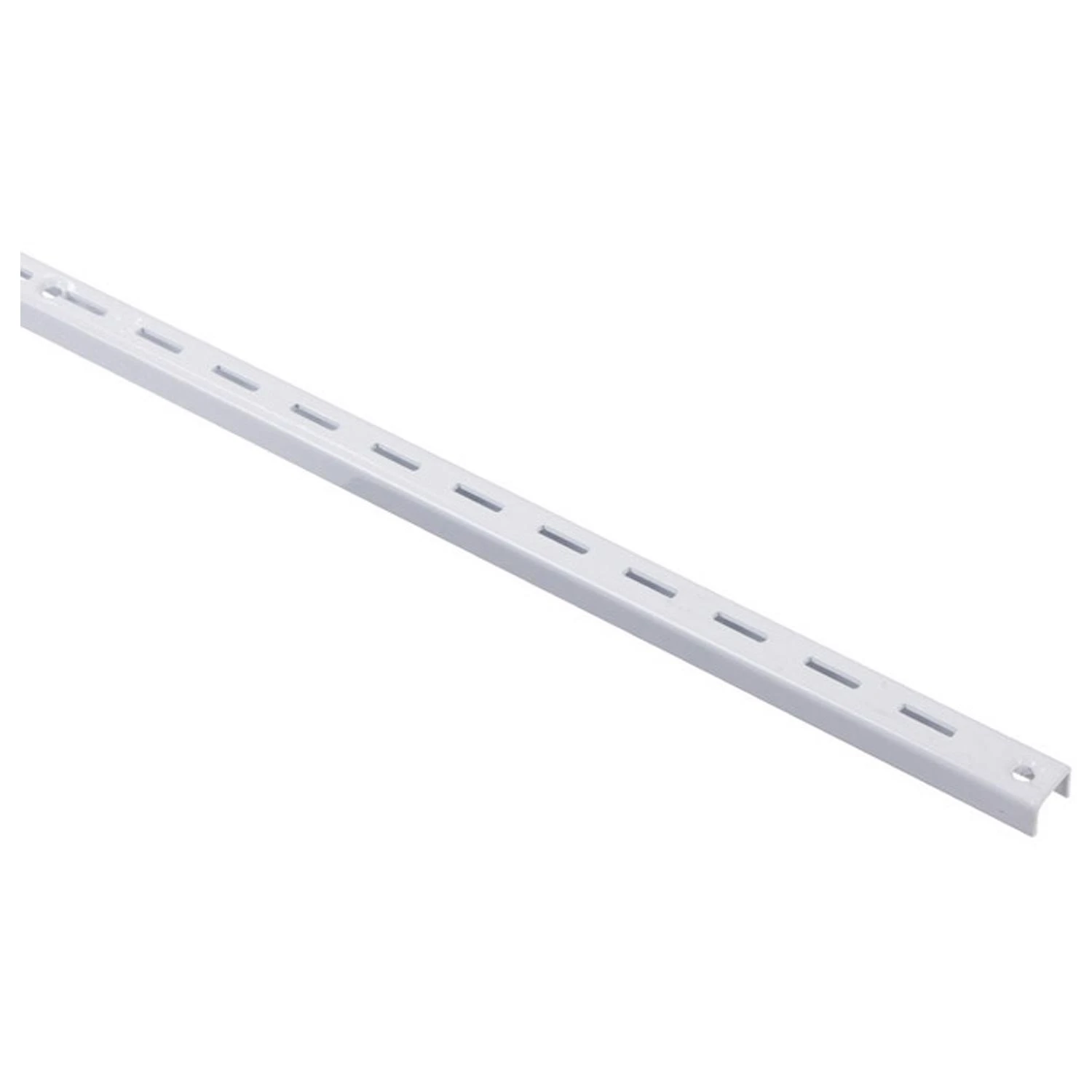 Series 180 White Steel Shelf Standard, 2 Feet Length