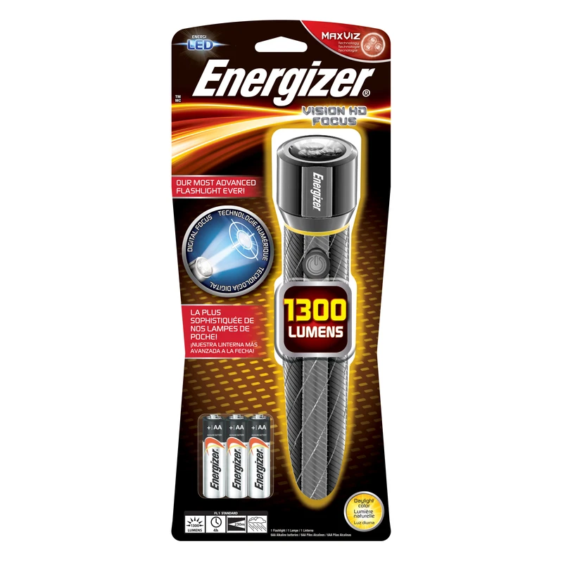 Vision High Definition Extra Performance Led Flashlight With Enhanced Brightness And Durability