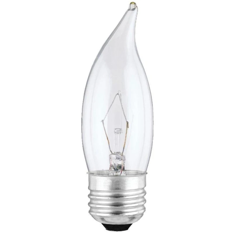 25 Watts Ca10 Decorative Incandescent Bulb E26 (medium) Warm White 1 Pk