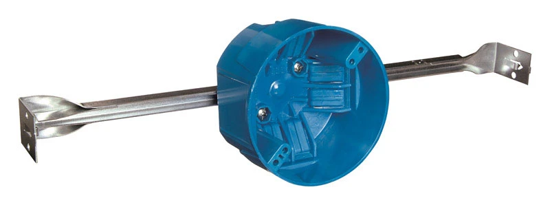 4 X 2-1/4-inch Adjustable Bar Ceiling Box - Model B620hr-upc