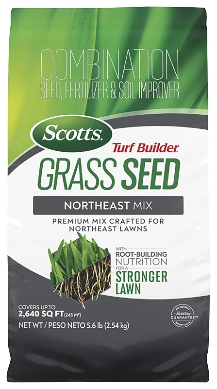 Turf Builder Grass Seed Northeast Mix 5.6 Pounds Covers 870 Square Feet
