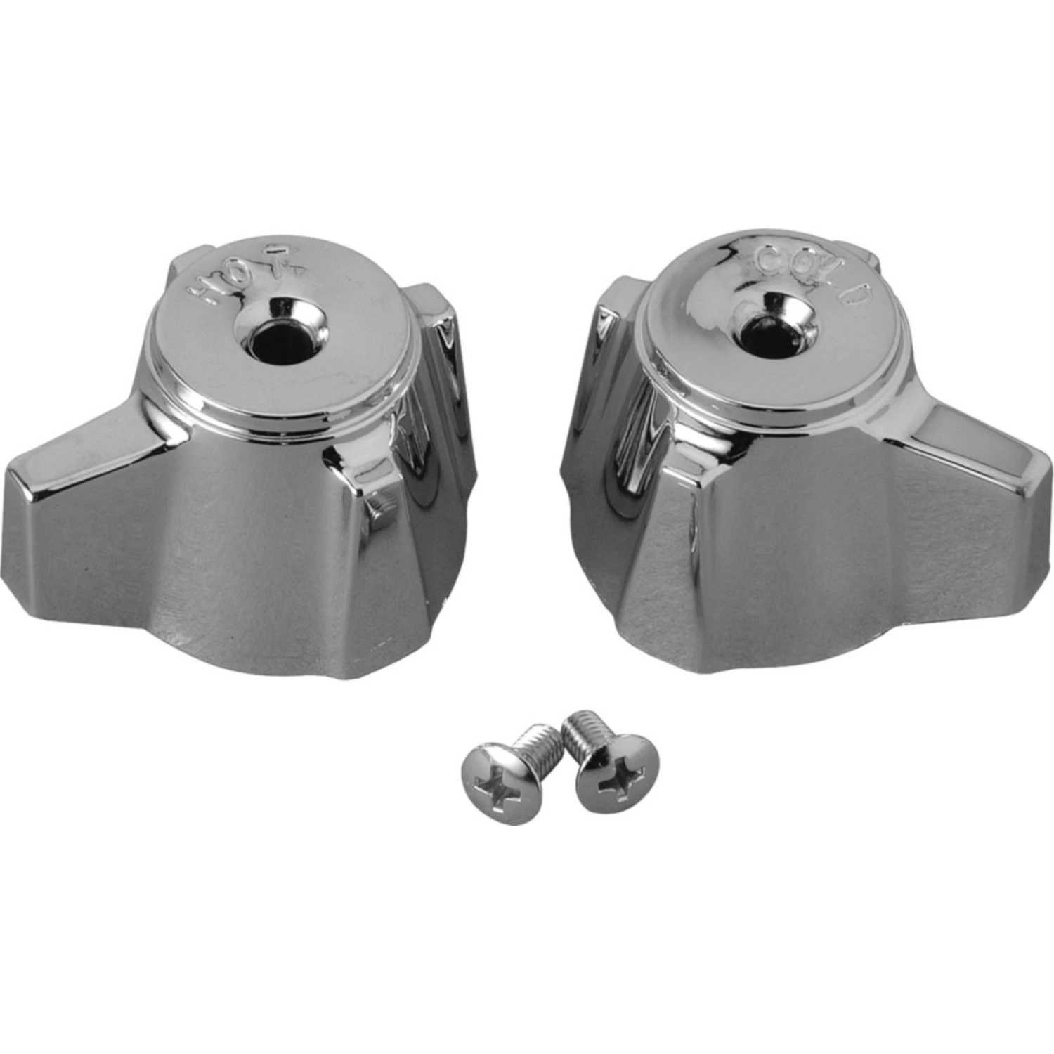 Sterling Lavatory Sink Handles, Chrome, 1.5 X 1.75-in., 2-pk.