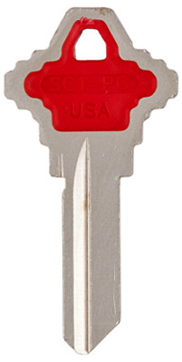 Schlage Red Key Blank Model Sc1-pc-red For Key Duplication
