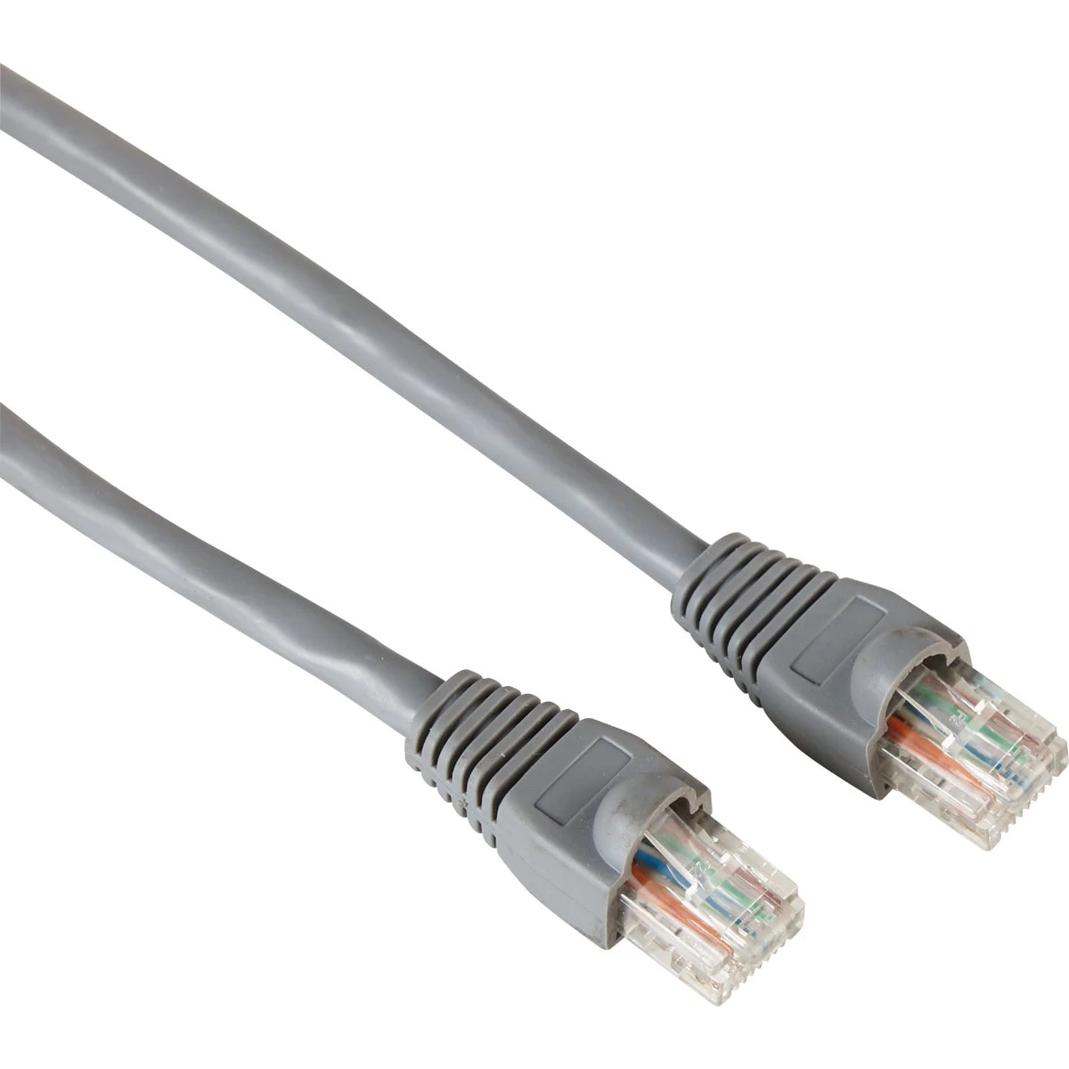 Category 6 Network Cable, 250 Megahertz, Gray, 25 Feet Length