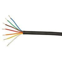 18/7 Black Sprinkler/irrigation Control Wire,ul Listed Sold By The Foot