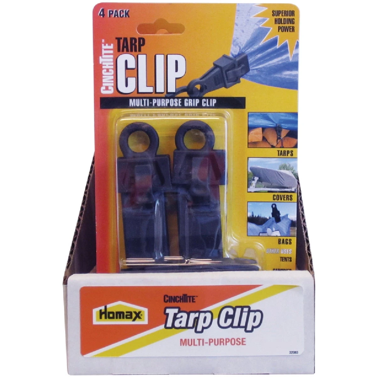 Clinch Tite Tarp Clip, 4-pk.