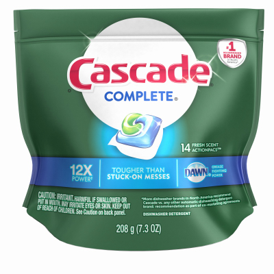 Complete Dishwasher Detergent Action Pacs, 14-ct.