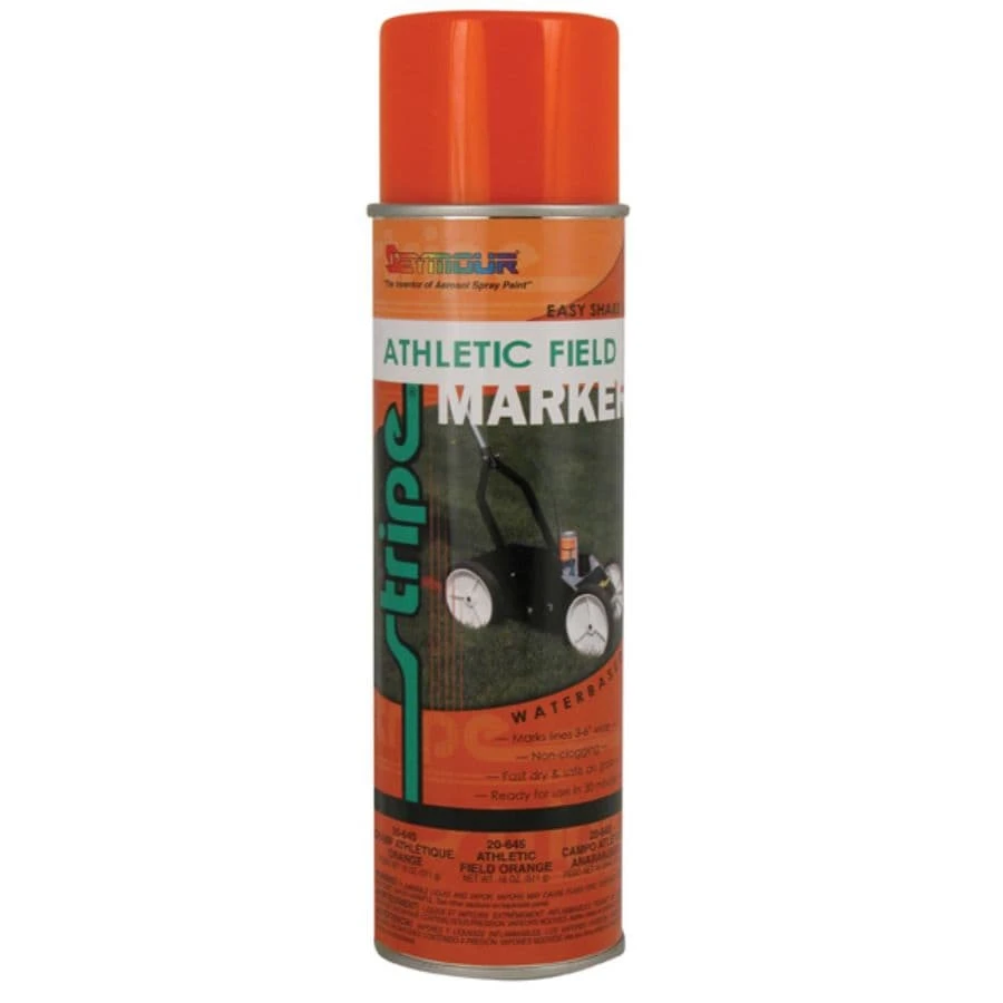 20 Ounce Orange Marking Spray Paint For Athletic Fields And Turf Machines