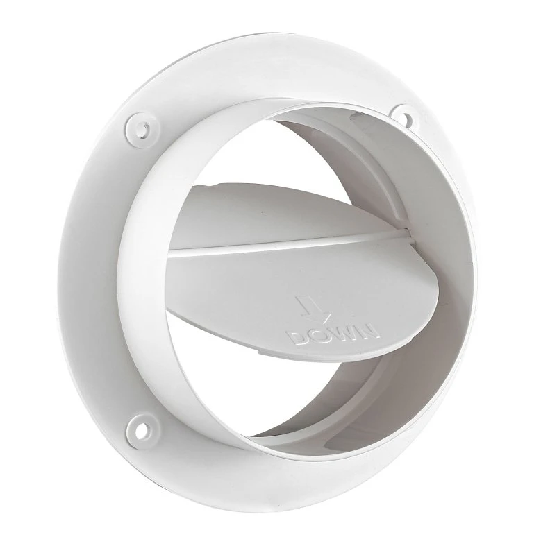 Dryer In-line Damper, 4 Inch By 4 Inch, Durable Ventilation Accessory