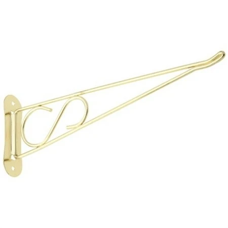 274-787 10 Inch Brass Finish Decorative Swivel Brackets