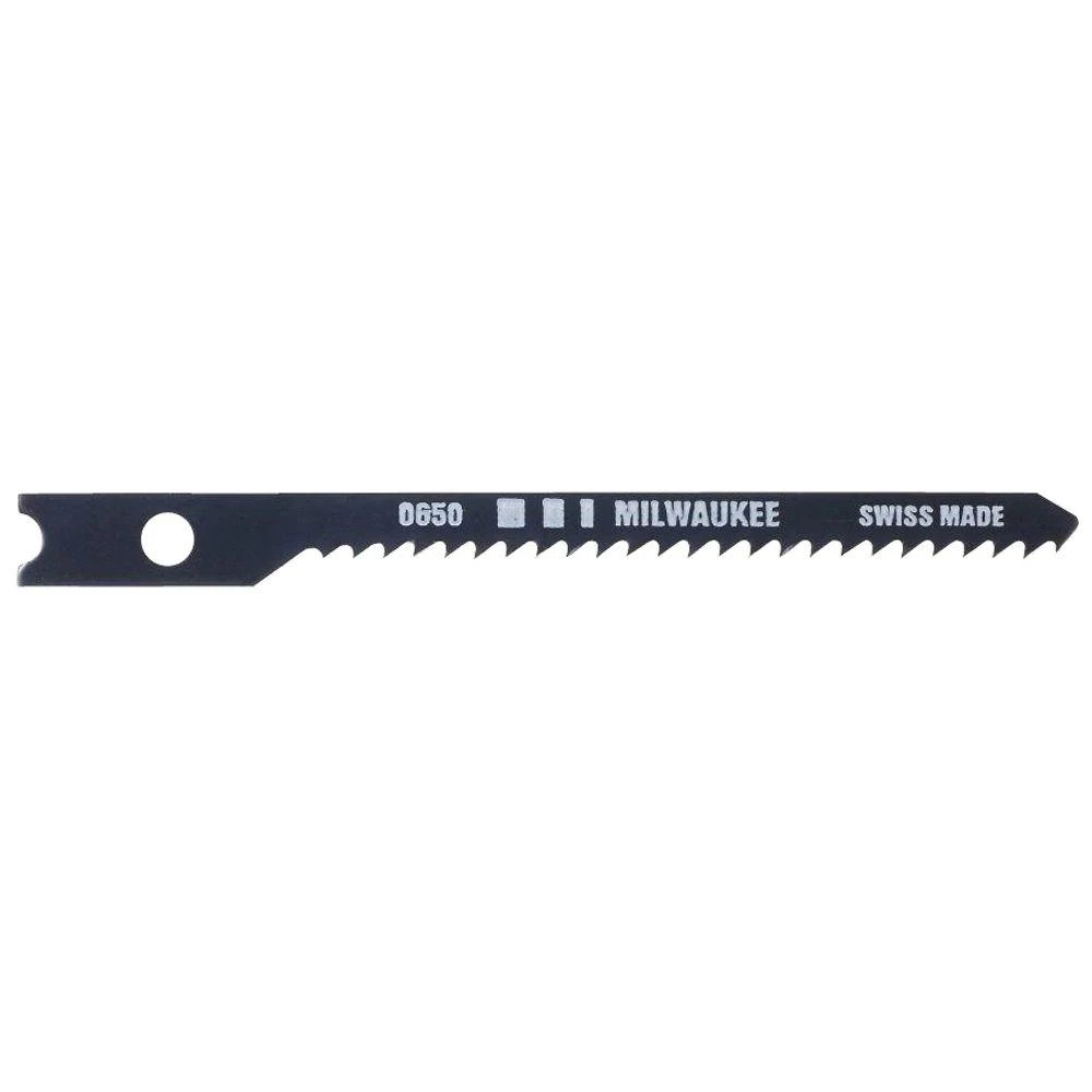 2-3/4" 12 Tpi U Shank High Carbon Steel Jig Saw Blade - Milwaukee Model 48-42-0650