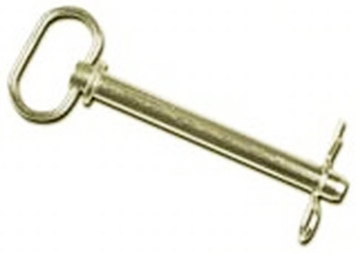 Hitch Pin Zinc Plated 1/2 Inch Diameter By 4 1/4 Inch Length