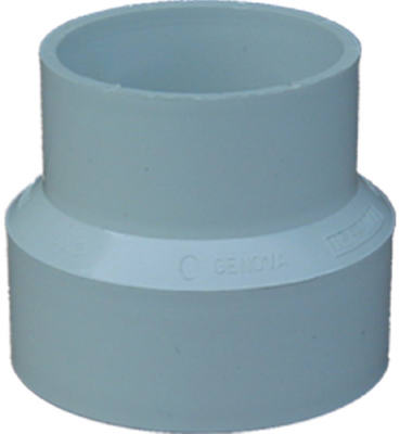 Styrene Reducing Coupling, 4 X 3 Inch, Model S40143 For Plumbing Applications